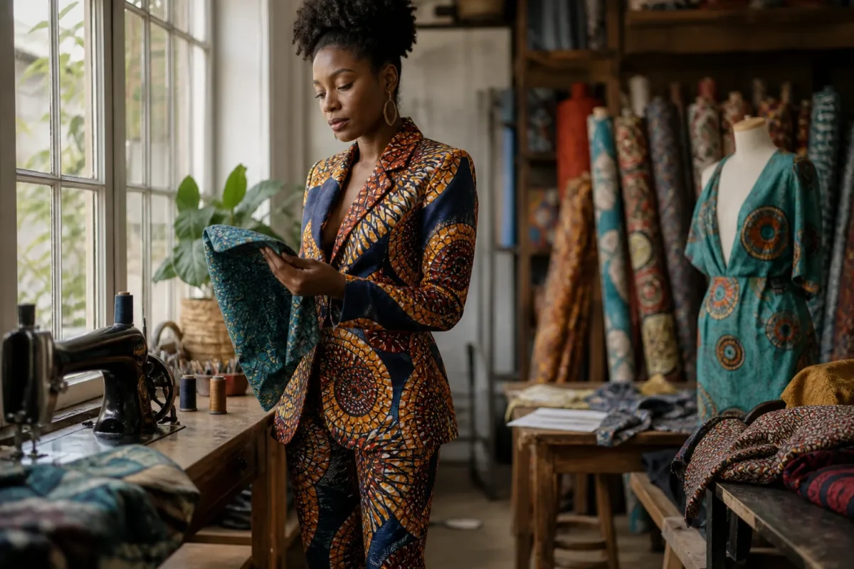 Pantalon en wax femme tendance pour la saison actuelle