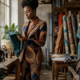 Pantalon en wax femme tendance pour la saison actuelle