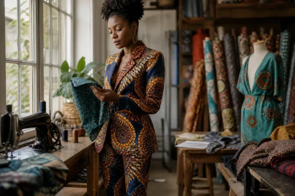 Pantalon en wax femme tendance pour la saison actuelle