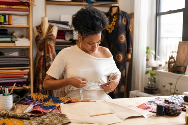 Tableau de mesures pour tailles de vêtements femme professionnel