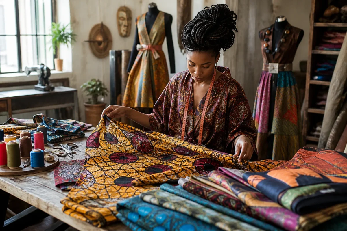 Tenue féminine mixant styles variés pour exprimer la diversité vestimentaire