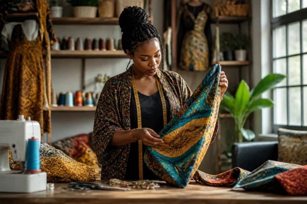 Tissus africains pour femmes dans des tenues de tous les jours